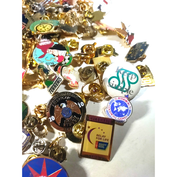 Hat Lapel Pin Pin Backs 1 Pound - Picture 3 of 13